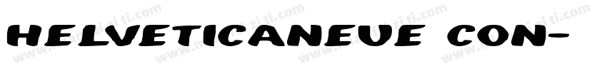 helveticaneue con字体转换